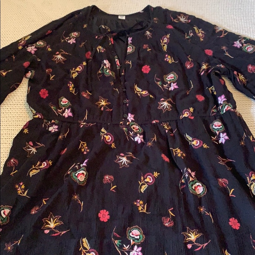 Beautiful floral swing dress